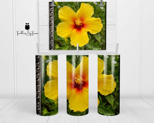 Hawaii Yellow Flower Tumbler