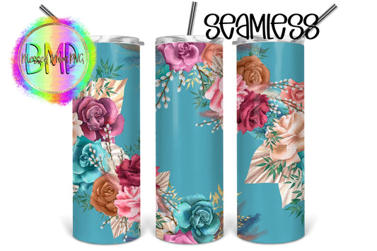 Floral Design Tumbler