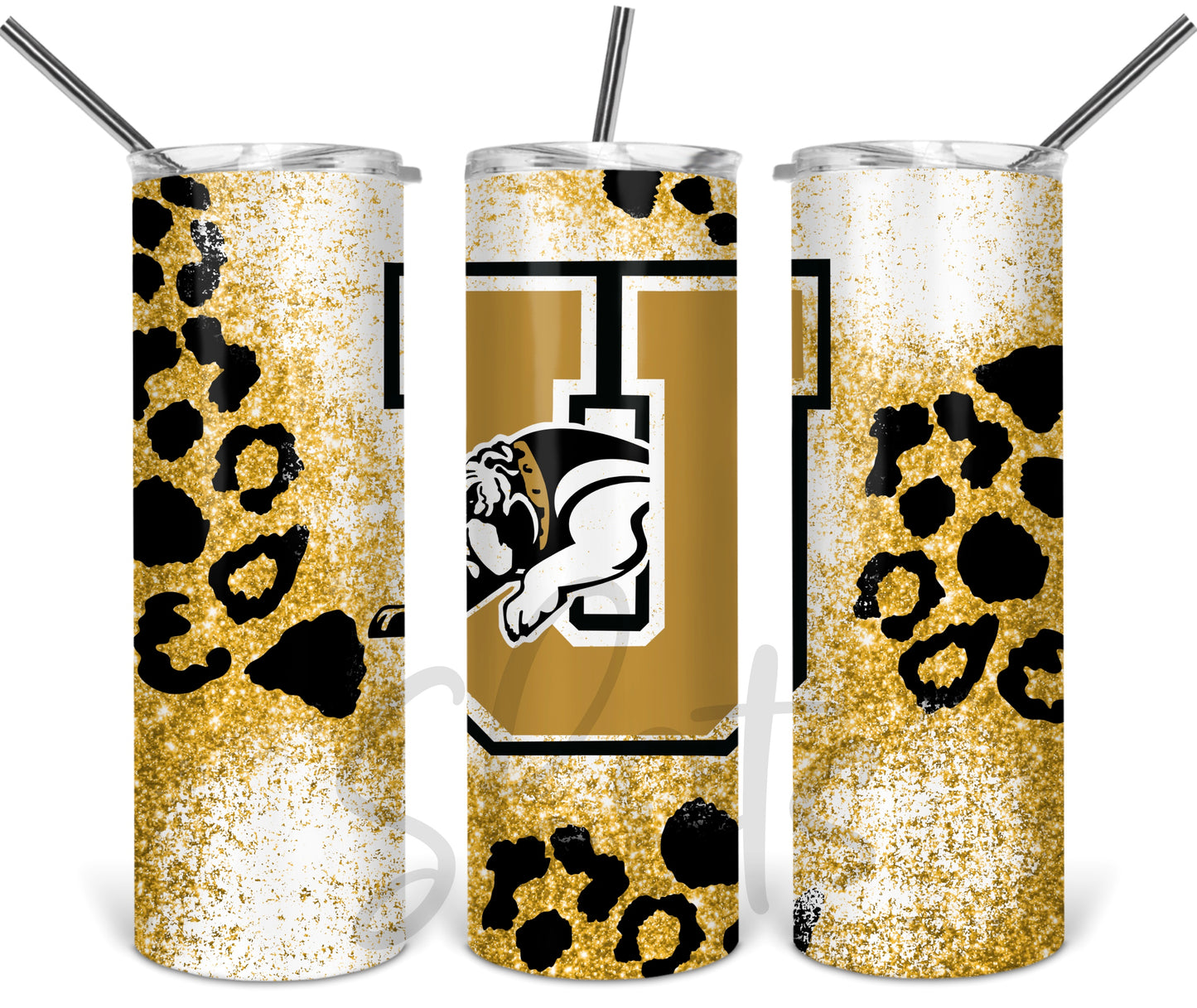 Bulldogs cheetah Tumbler