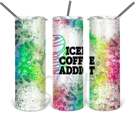 Iced Coffee Addict Tumbler