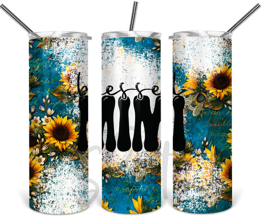 Blessed Mimi Sunflower Tumbler