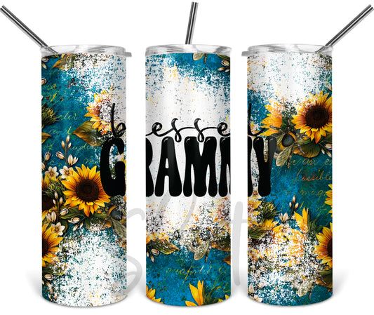 Blessed Grammy Sunflower Tumbler