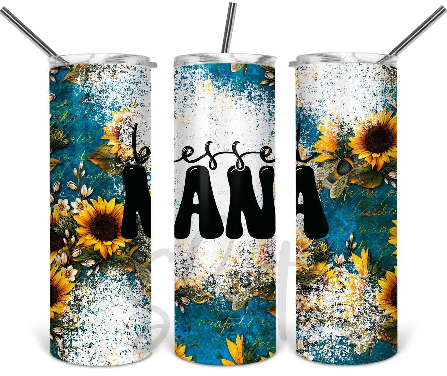 Blessed Nana Sunflower Tumbler