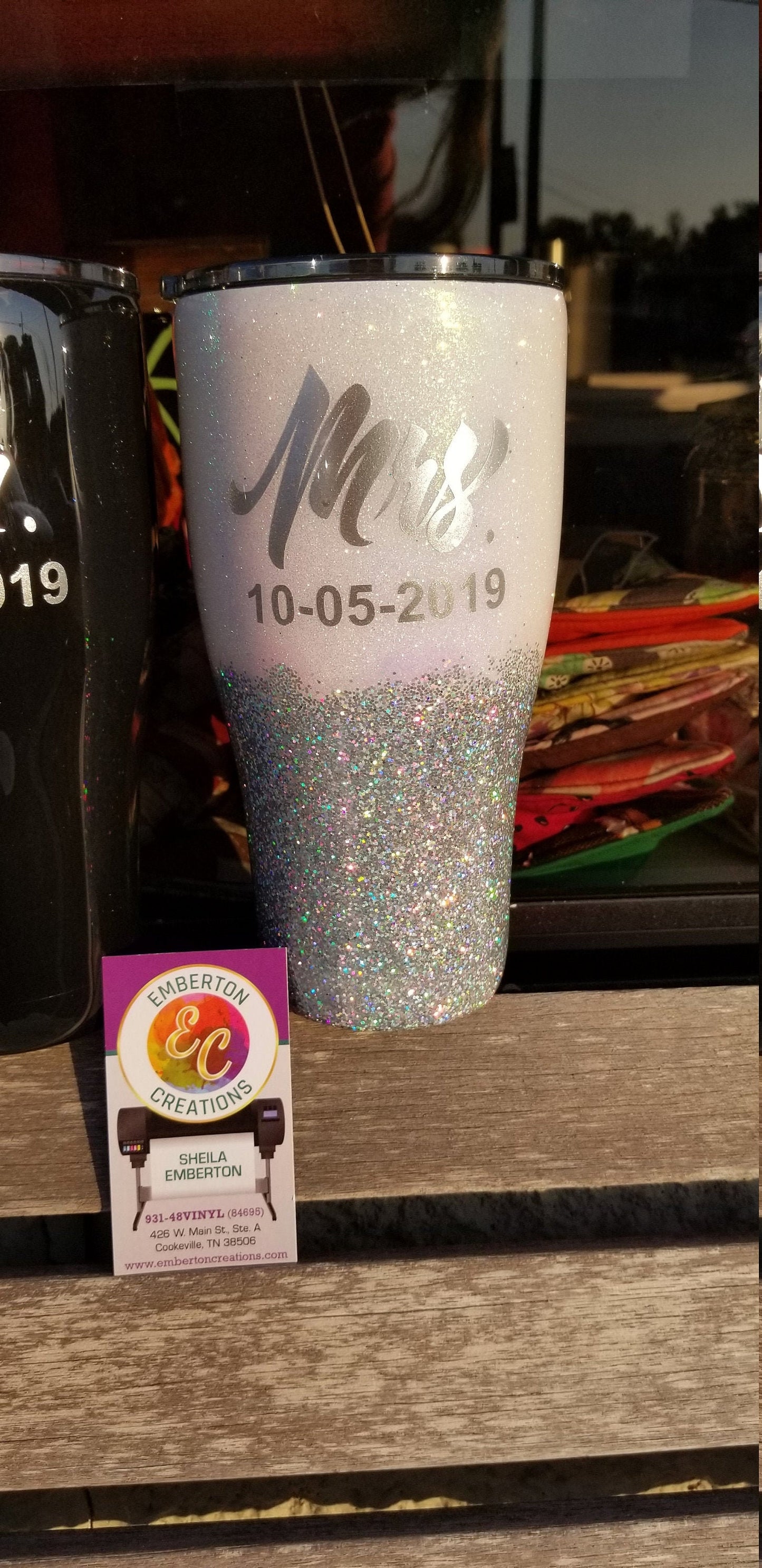 Mr and Mrs 30 ounce tumbler SET